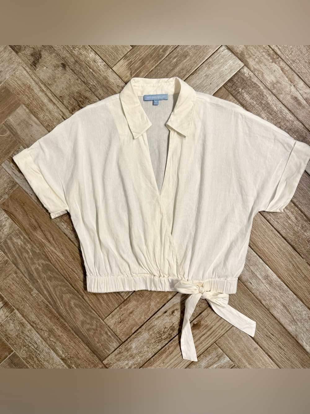 Antonio Melani off white blouse, size M